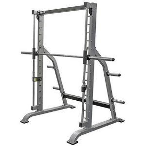 Valor Fitness BE-11 Smith Machine with Olympic Plate Storage Pegs Plus Option to Add BE-11CB Counter Balance Cables