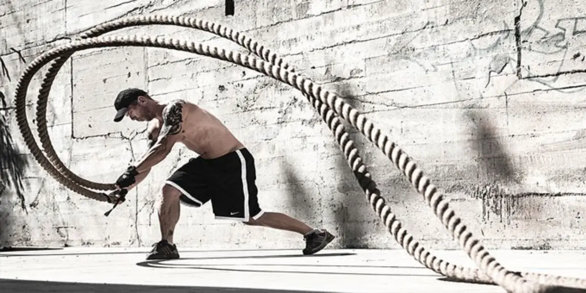 Battle Ropes Side To Side