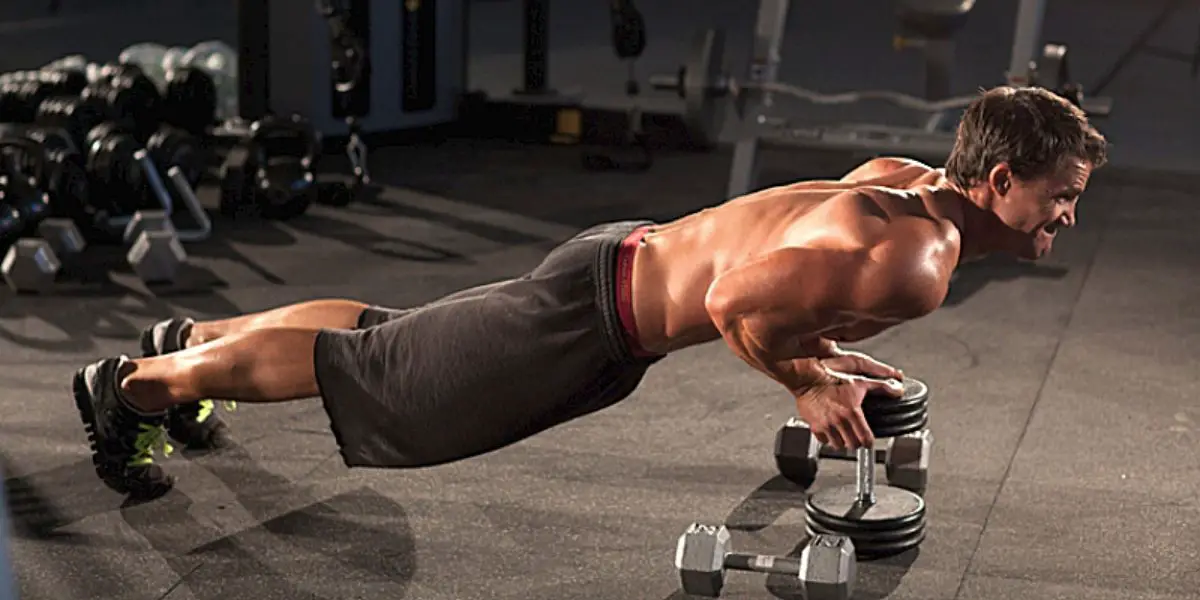 dumbbell chest exercises without a bench